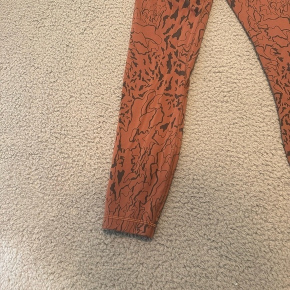 Nice🌟Lululemon Align High-Rise Pant 25" Sz 6 Camo Contour Ancient Copper Grey - Picture 4 of 8